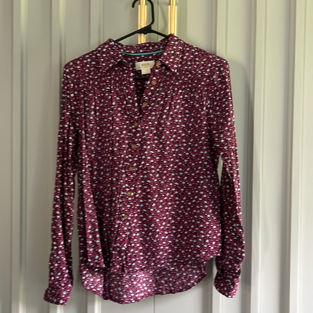 Maeve from Anthro Button Up Floral Shirt